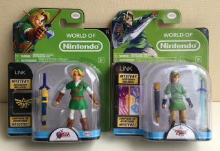 World Of Nintendo Legend Of Zelda Skyward Sword Link Set2 Actionfigure Jakks
