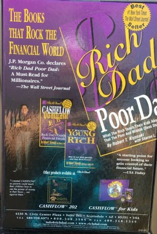 - Euc Cashflow 101 Board Game Rich Dad Poor Dad - Robert Kiyosak Complete
