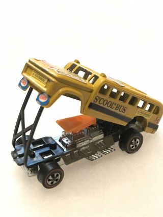 Hot Wheels Redline 1970 S’cool Bus The Heavyweights Well Cared For