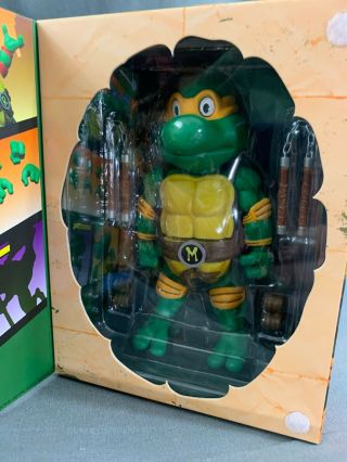 Herocross Teenage Mutant Ninja Turtles Metal 4 Figure Set TMNT Nickelodeon 8