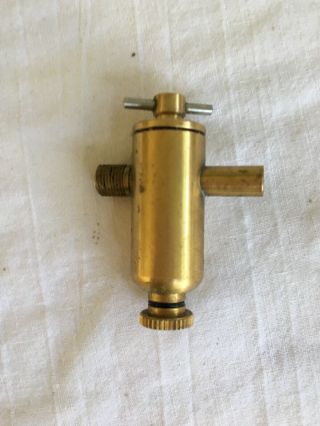 Saito Brass Displacement Oiler For Live Steam