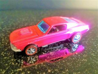 Hot Wheels Redlines 1969 Hot Pink Custom Mustang - Made In Hong Kong