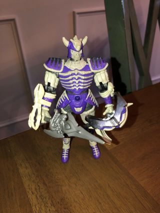 Mystic Knights Of Tir Na Nog Ice Lord Of Temra Figure Bandai 1998 Skeleton Armor