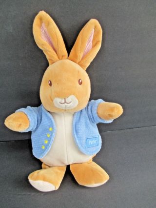Peter Rabbit Beatrix Potter Plush Bunny Soft Sewn Eyes 2008 Kids Preferred 11 "