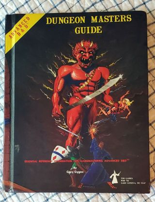 Ad&d Dungeon And Dragons - Dungeon Masters Guide - 1st Edition - 1979 - Hardback
