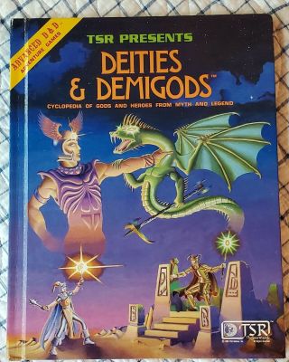 Tsr Presents Dieties And Demigods - Ad&d First Edition Hardback 1980
