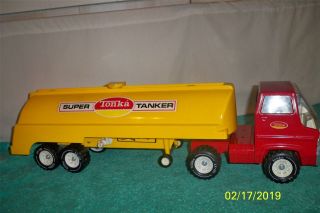 Tonka Tanker Semi - Truck 1975 2635 Good old Toy 26 1/2 