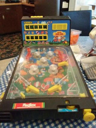 Vintage Mario Bros Nintendo Electronic Pinball Game 1988