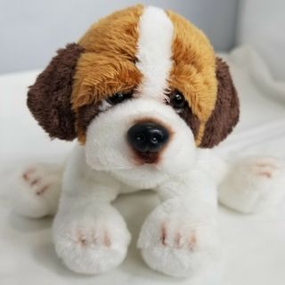 Russ Yomiko Classics St Bernard Plush Dog Small Brown White Puppy Toy Stuffed