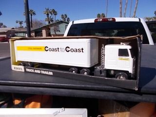 Vintage Ertl Coast To Coast Hardware Stores Titan Semi Truck Tractor Trailer Box
