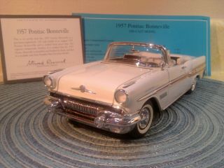 Franklin 1957 Pontiac Bonneville.  1:24.  In Foam.  Docs.  Undisplayed