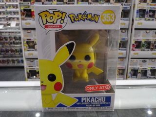 Funko Pop Vinyl Pokemon - Pikachu 353 (target Exclusive)