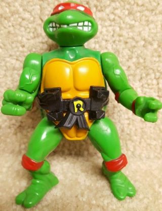 1988 Playmates Tmnt Hard Head Teenage Mutant Ninja Turtles Raph Raphael Figure