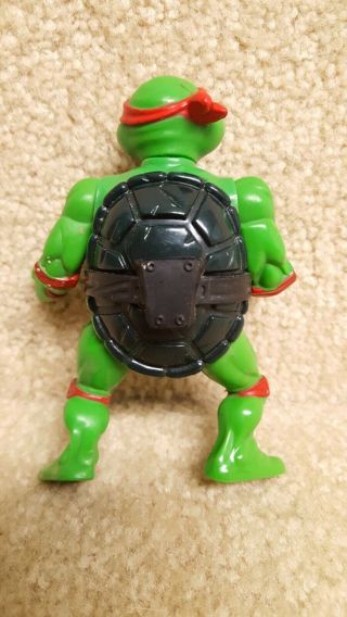 1988 Playmates TMNT Hard Head Teenage Mutant Ninja Turtles Raph Raphael Figure 5