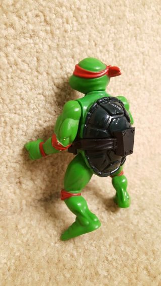 1988 Playmates TMNT Hard Head Teenage Mutant Ninja Turtles Raph Raphael Figure 6