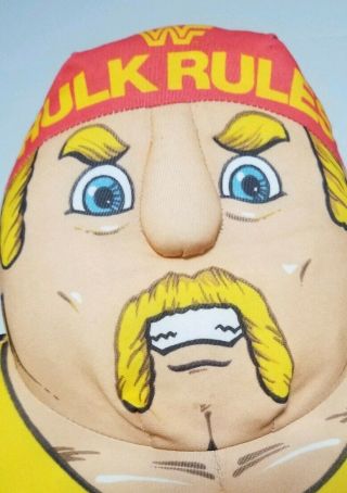 Hulk Hogan Wrestling Buddies Pillow Plush Doll 1990 Tonka WWF WWE 23 