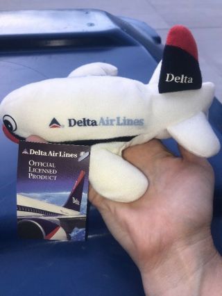 Vintage Delta Airlines “wings” Plush Stuffed (sl)