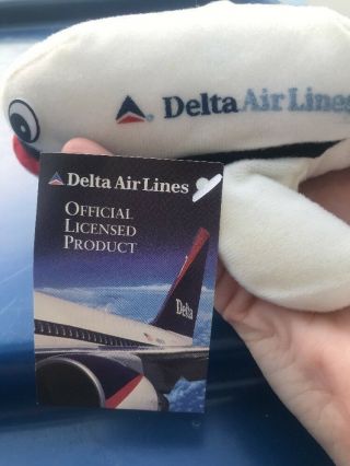 Vintage Delta airlines “Wings” Plush Stuffed (SL) 2
