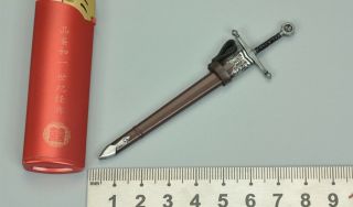 Sword W/ Scabbard For Coomodel Pe001 Pocket Empires - Teutonic Knight 1/12th