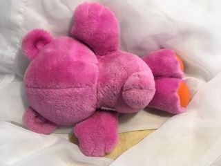 Playskool Vintage 1987 Nosy Bears Gumlet Gum Balls Pink Orange Plush Toy 4