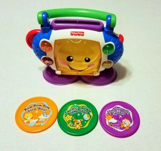 2008 Cd Player Fisher Price Sing With Me Twinkle Little Star Itsy Bitsy Spider