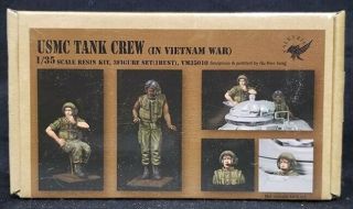 $9.  99 Nr Blowout Valkyrie 35010 1/35 Resin Usmc Tank Crew 3 Figure Set (1bust)