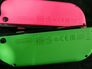 Nintendo Switch Controller Neon Green And Pink 3