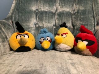 Angry Birds Plush Set Of Four
