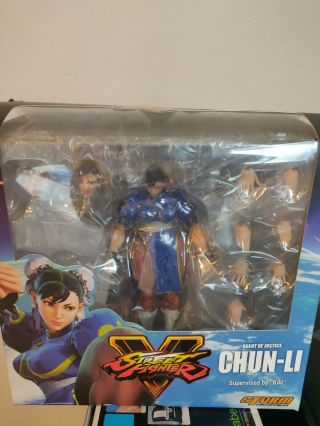 1/12 Scale Blue Chun - Li Figure Street Fighter Storm Collectibles