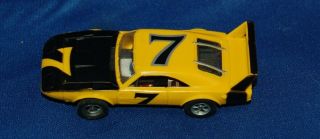 Aurora HO Scale Slot Car AFX Daytona Dodge Yellow Model Motoring Racing 3