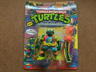 1990 Tmnt Teenage Mutant Ninja Turtles Mike The Sewer Surfer Action Figure