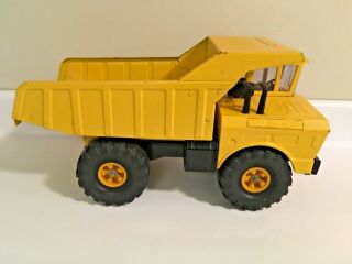 Vintage Yellow Tonka Mighty Dump Truck Pressed Steel Usa 1970s 18”