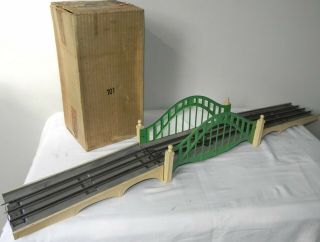 Lionel Model 101 Standard Gauge Train Bridge With Approach Ramps,  Box
