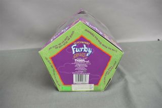 Furby Black White Green Eyes Tiger Electronic 70 - 800 1998 Tuxedo Pink Ears 5