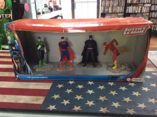 Schleich Dc Justice League Box Set Batman Superman Flash Shelf Wear Pics