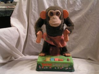 Japanese Made Battery Operated Dancing Merry Chimp Toy