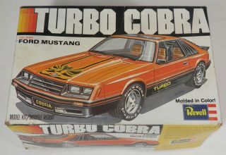 Turbo Cobra Ford Mustang Model Kit 7200 Revell (1979) Unbuilt