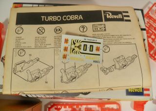 TURBO COBRA FORD MUSTANG MODEL KIT 7200 REVELL (1979) UNBUILT 4