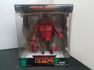 Hellboy Animated Series,  10 Inch Roto - Cast Gentle Giant Closed Mouth Variant