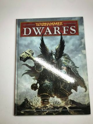 Warhammer Dwarfs Age Of Sigmar - Dwarfs Book - Codex - 8th Edition