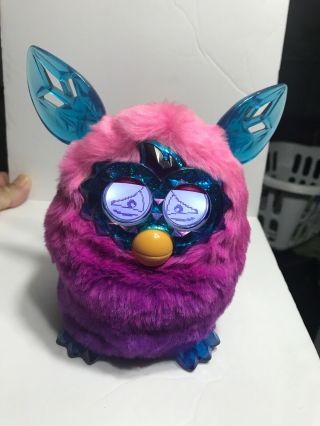 Furby Boom Crystal Series Pink/Purple/Blue toy electronics Collectable VGC 2