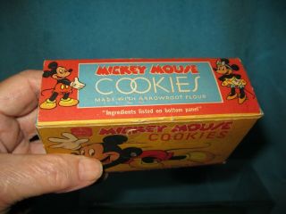 Mickey Mouse Vintage Disney Donald Duck Cookie Box by NABISCO strong 3