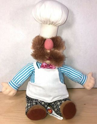 Muppets 15 " Swedish Chef Plush Stuffed Doll Disney Parks Muppet Vision 3d Henson