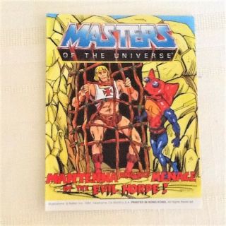 Motu 1984 Mini Comic Book,  Mantenna And The Menace Of The Evil Horde,  He - Man