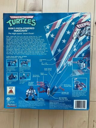 1992 Teenage Mutant Ninja Turtles TMNT Don ' s Pizza - Powered Parachute 2