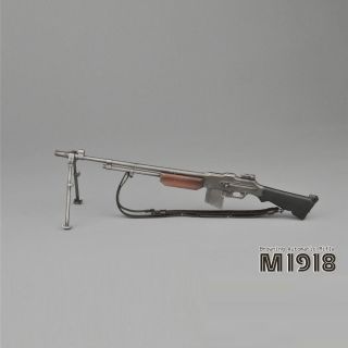1/6 Scale Wwii Us Army M1918 Bar Browning Automatic Rifle For 12 " Action Figure