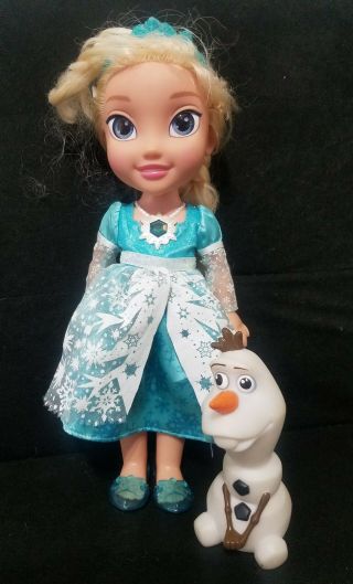 Disney Frozen Snow Glow Elsa Singing Doll English And Spanish With Olaf