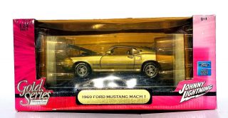 Johnny Lightning 1969 Ford Mustang Mach 1 1:24 Scale Gold Series
