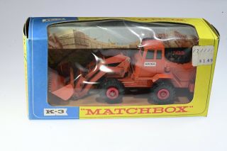 Matchbox9 K3 King Size Harta Tractor/shovel Never Been Out Of Box - Mb069