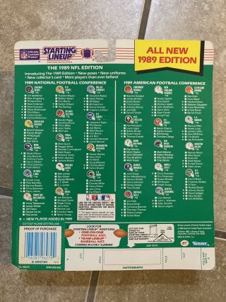 Starting Lineup 1989 NFL Bubby Brister Pittsburgh Steelers 2